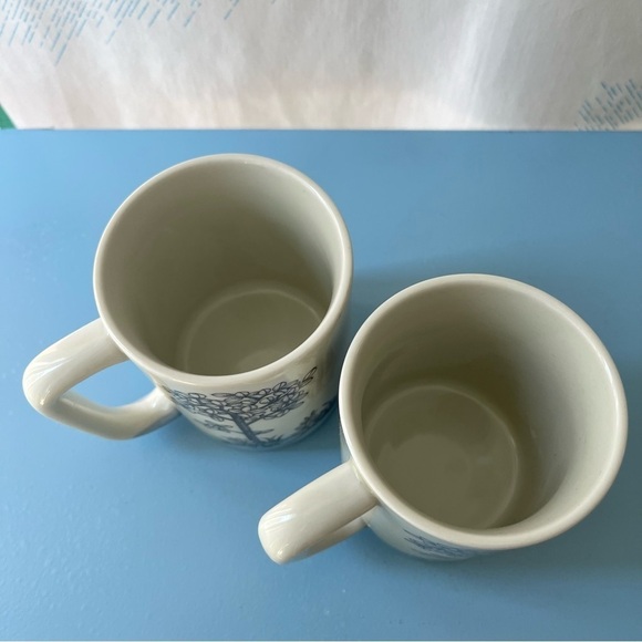 VINTAGE Japanese unicorn otagiri ceramic mugs set of two decor Kitchen mystical - Picture 5 of 8